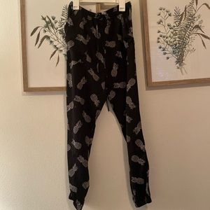 Pineapple print comfy pants